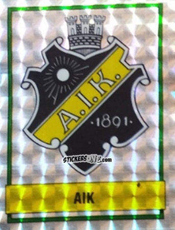 Figurina Badge - Fotboll 87. Allsvenskan och Division 1 n. 1 - Panini