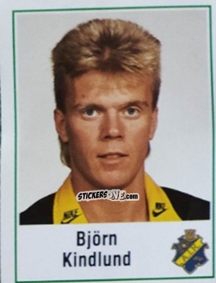 Figurina Björn Kindlund - Fotboll 87. Allsvenskan och Division 1 n. 7 - Panini