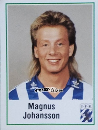 Sticker Magnus Johansson - Fotboll 87. Allsvenskan och Division 1 n. 67 - Panini