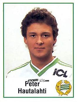 Cromo Peter Hautalahti - Fotboll 87. Allsvenskan och Division 1 n. 100 - Panini