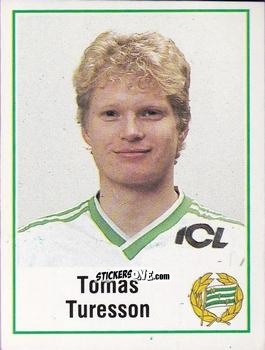 Cromo Tomas Turesson - Fotboll 87. Allsvenskan och Division 1 n. 104 - Panini