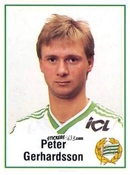 Sticker Peter Gerhardsson - Fotboll 87. Allsvenskan och Division 1 n. 105 - Panini