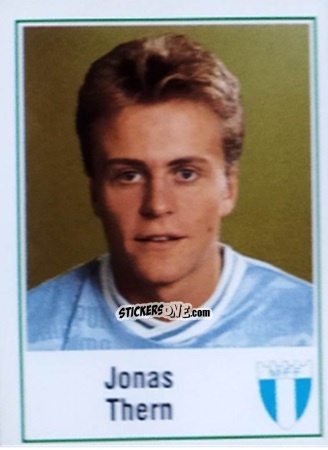 Cromo Jonas Thern - Fotboll 87. Allsvenskan och Division 1 n. 120 - Panini