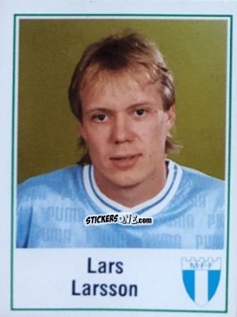 Sticker Lars Larsson - Fotboll 87. Allsvenskan och Division 1 n. 122 - Panini