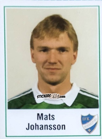 Cromo Mats Johansson - Fotboll 87. Allsvenskan och Division 1 n. 129 - Panini