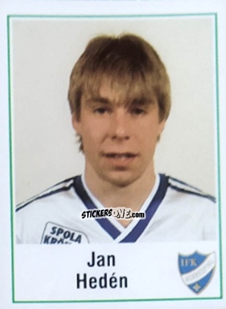 Cromo Jan Hedén - Fotboll 87. Allsvenskan och Division 1 n. 130 - Panini