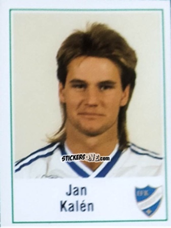 Cromo Jan Kalén - Fotboll 87. Allsvenskan och Division 1 n. 131 - Panini