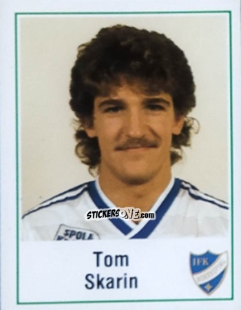 Cromo Tom Skarin - Fotboll 87. Allsvenskan och Division 1 n. 134 - Panini