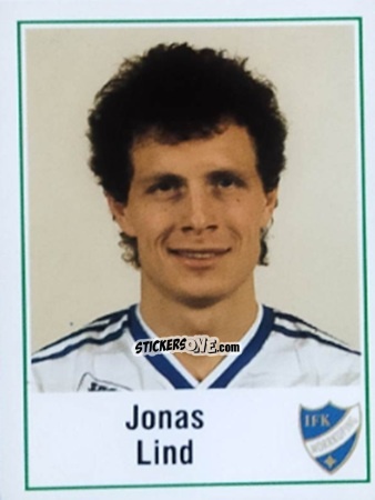 Cromo Jonas Lind - Fotboll 87. Allsvenskan och Division 1 n. 135 - Panini