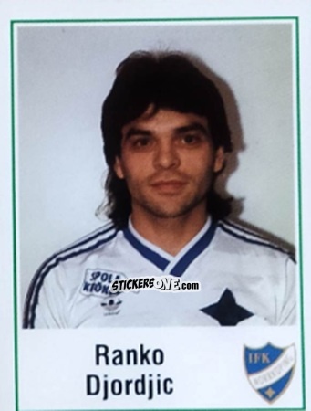 Cromo Ranko Djordjic - Fotboll 87. Allsvenskan och Division 1 n. 136 - Panini