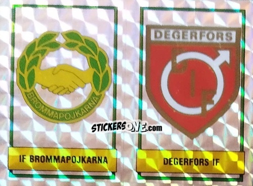 Figurina Badges - Fotboll 87. Allsvenskan och Division 1 n. 218 - Panini