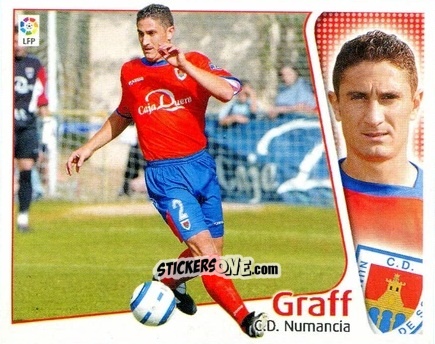 Figurina 24 Graff (NUMANCIA) - Liga Spagnola 2004-2005 n. 516 - Colecciones ESTE