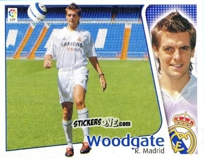 Figurina 38 Woodgate (REAL MADRID) - Liga Spagnola 2004-2005 n. 530 - Colecciones ESTE