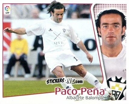 Figurina Paco Peña - Liga Spagnola 2004-2005 n. 5 - Colecciones ESTE