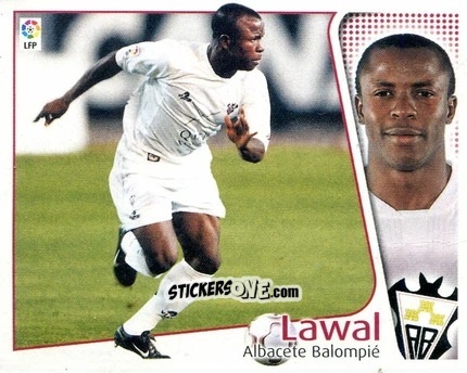 Sticker Lawal - Liga Spagnola 2004-2005 n. 14 - Colecciones ESTE