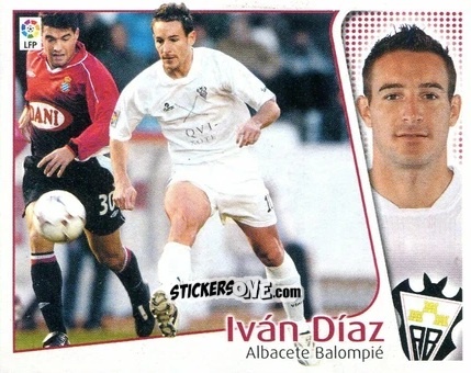 Figurina Iván Díaz - Liga Spagnola 2004-2005 n. 16 - Colecciones ESTE