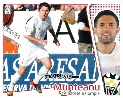 Figurina Munteanu - Liga Spagnola 2004-2005 n. 17 - Colecciones ESTE