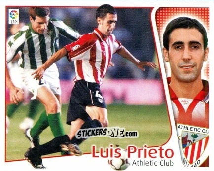 Figurina Luis Prieto - Liga Spagnola 2004-2005 n. 37 - Colecciones ESTE