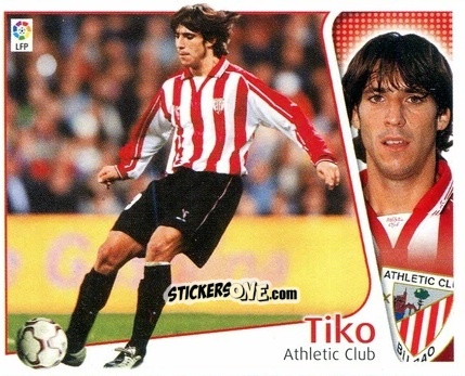 Cromo Tiko - Liga Spagnola 2004-2005 n. 42 - Colecciones ESTE
