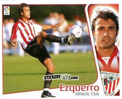Sticker Ezquerro - Liga Spagnola 2004-2005 n. 51 - Colecciones ESTE