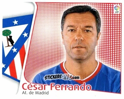Cromo Cesar Ferrando - Liga Spagnola 2004-2005 n. 53 - Colecciones ESTE