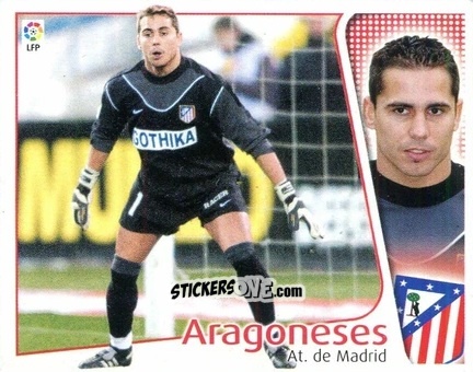 Figurina Aragoneses - Liga Spagnola 2004-2005 n. 55 - Colecciones ESTE