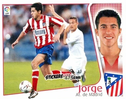 Figurina Jorge - Liga Spagnola 2004-2005 n. 66 - Colecciones ESTE