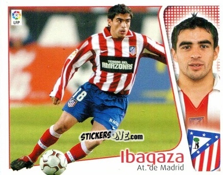 Sticker Ibagaza - Liga Spagnola 2004-2005 n. 71 - Colecciones ESTE