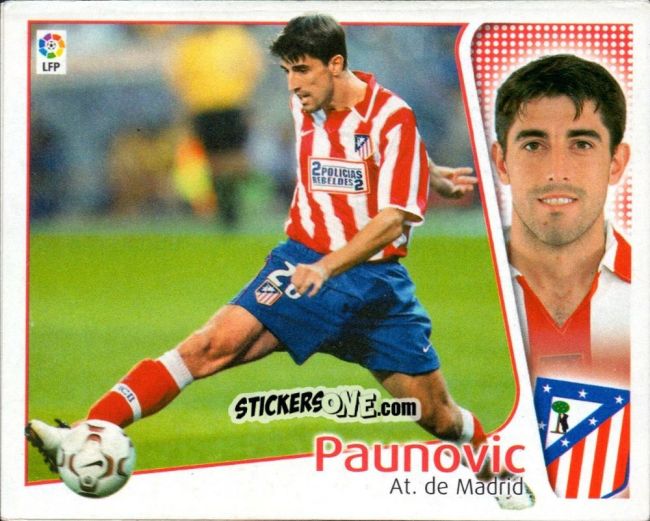 Figurina Paunovic - Liga Spagnola 2004-2005 n. 72 - Colecciones ESTE
