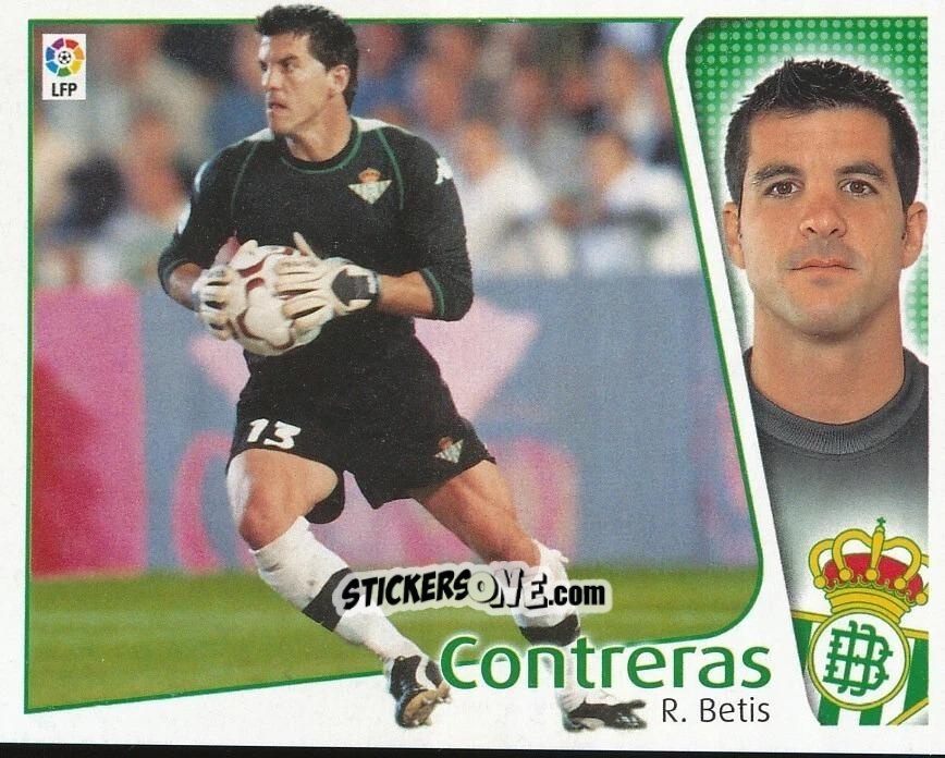 Sticker Contreras - Liga Spagnola 2004-2005 n. 101 - Colecciones ESTE