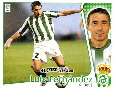 Figurina Luis Fernández - Liga Spagnola 2004-2005 n. 106 - Colecciones ESTE