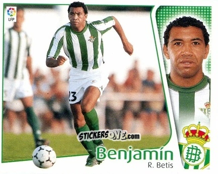 Cromo Benjamín - Liga Spagnola 2004-2005 n. 111 - Colecciones ESTE