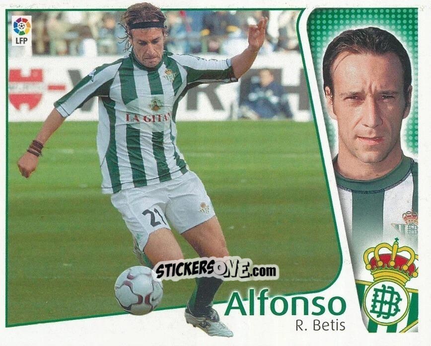 Cromo Alfonso - Liga Spagnola 2004-2005 n. 121 - Colecciones ESTE