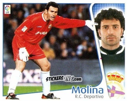 Figurina Molina - Liga Spagnola 2004-2005 n. 124 - Colecciones ESTE
