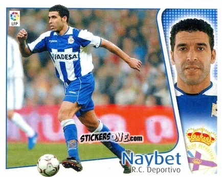 Cromo Naybet - Liga Spagnola 2004-2005 n. 128 - Colecciones ESTE
