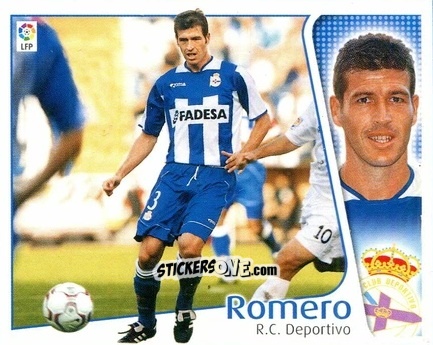 Figurina Romero - Liga Spagnola 2004-2005 n. 130 - Colecciones ESTE