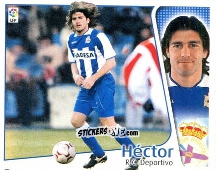 Cromo Héctor - Liga Spagnola 2004-2005 n. 131 - Colecciones ESTE