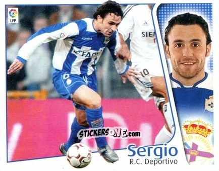 Figurina Sergio - Liga Spagnola 2004-2005 n. 137 - Colecciones ESTE