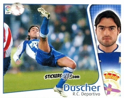 Cromo Duscher - Liga Spagnola 2004-2005 n. 139 - Colecciones ESTE