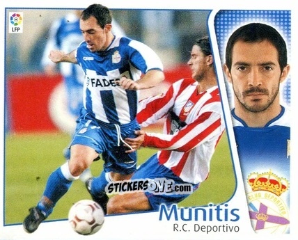 Cromo Munitis - Liga Spagnola 2004-2005 n. 142 - Colecciones ESTE