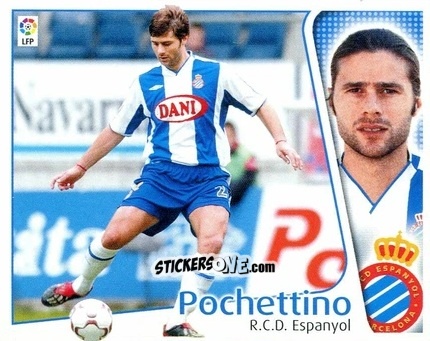 Cromo Pochettino - Liga Spagnola 2004-2005 n. 150 - Colecciones ESTE