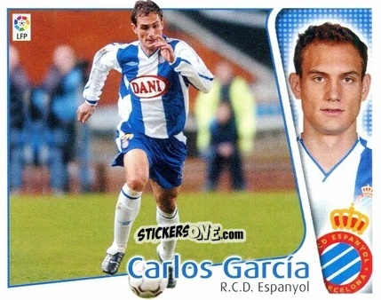 Figurina Carlos García - Liga Spagnola 2004-2005 n. 153 - Colecciones ESTE
