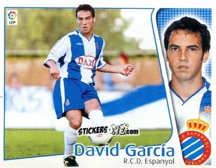Figurina David García - Liga Spagnola 2004-2005 n. 155 - Colecciones ESTE