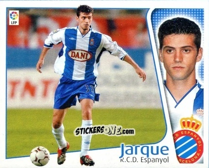 Sticker Jarque - Liga Spagnola 2004-2005 n. 158 - Colecciones ESTE