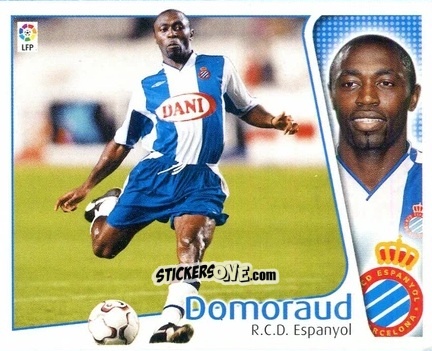 Cromo Domoraud - Liga Spagnola 2004-2005 n. 159 - Colecciones ESTE
