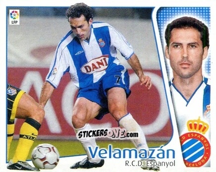 Figurina Velamazán - Liga Spagnola 2004-2005 n. 161 - Colecciones ESTE