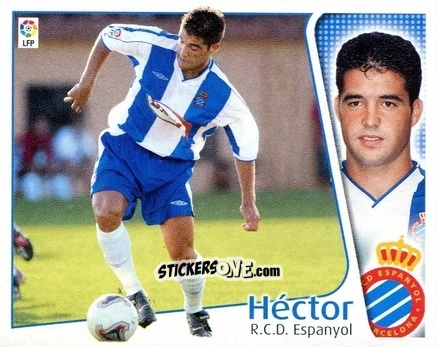 Cromo Héctor - Liga Spagnola 2004-2005 n. 162 - Colecciones ESTE