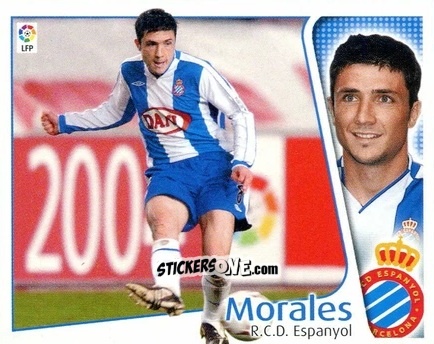 Sticker Morales - Liga Spagnola 2004-2005 n. 164 - Colecciones ESTE