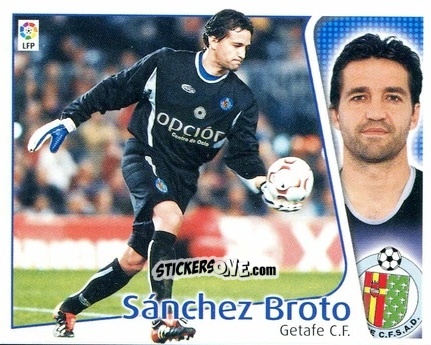 Sticker Sánchez Broto - Liga Spagnola 2004-2005 n. 176 - Colecciones ESTE