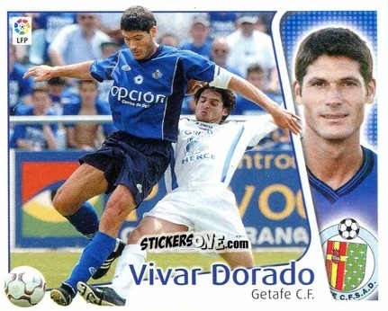 Cromo Vivar Dorado - Liga Spagnola 2004-2005 n. 190 - Colecciones ESTE